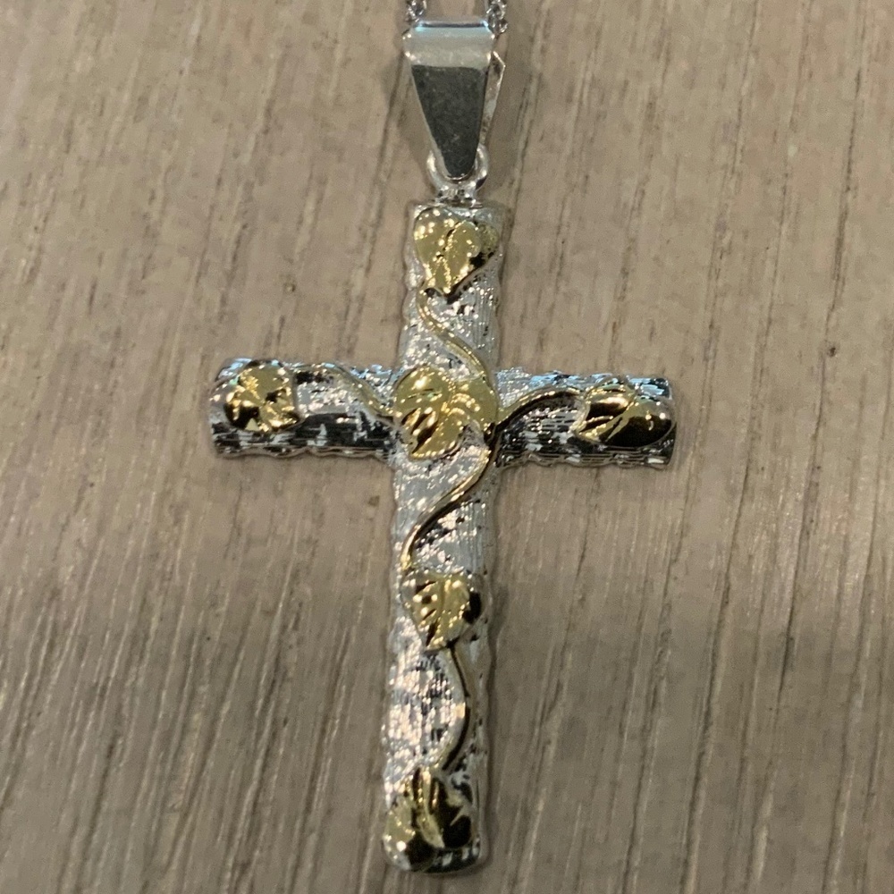 Sterling Silver Cross - Picture 2 of 2